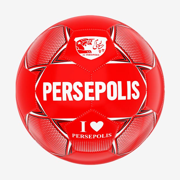 توپ فوتبال چرمی دوختی سایز 2 پرسپولیس – DPUS2