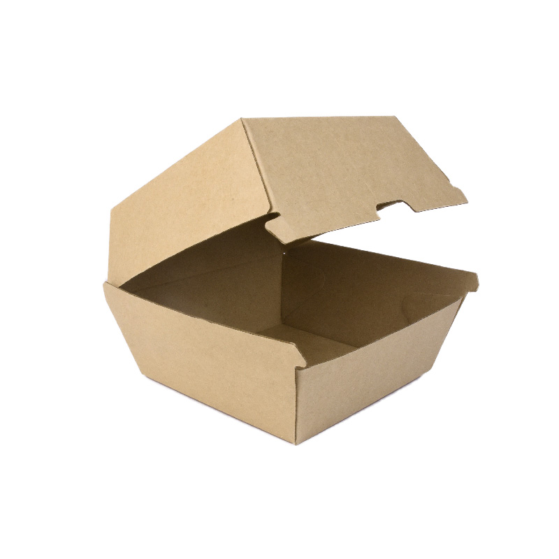 جعبه همبرگر کاغذ راه راه فروش داغ