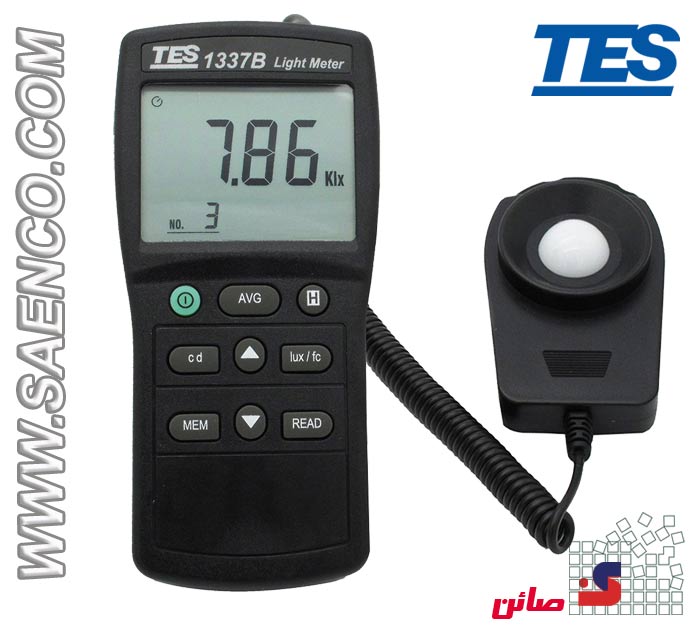 شدت سنج نور، لایت متر مدل TES-1337B ساخت کمپانی TES تایوان