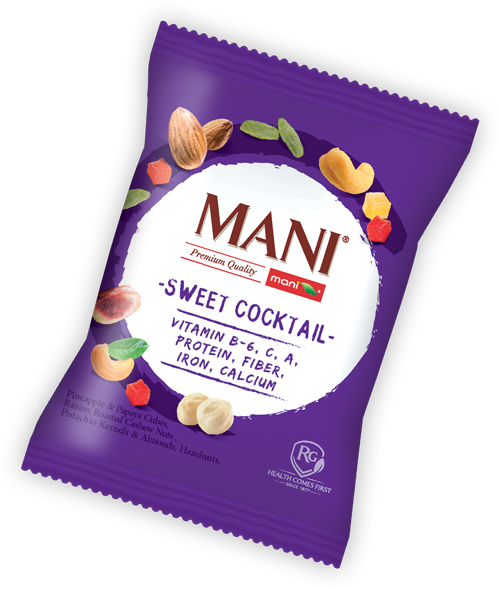 مخلوط آجیل با میوه خشک شیرین