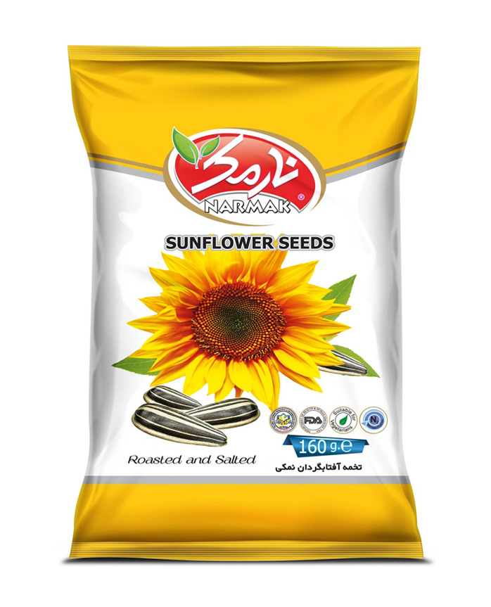 تخمه آفتاب گردان نمکی 160 گرمی