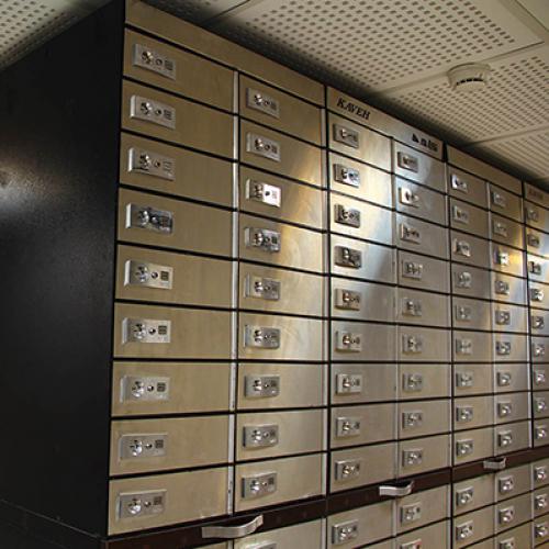 صندوق امانات 26 خانه قفل مکانیکی