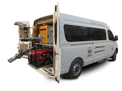 خودروی تجهیز شده برای ویدئومتری شبکه فاضلاب