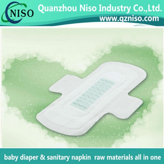 China Making Good Function Raw Material Negative Anion Chip Sanitary Napkins