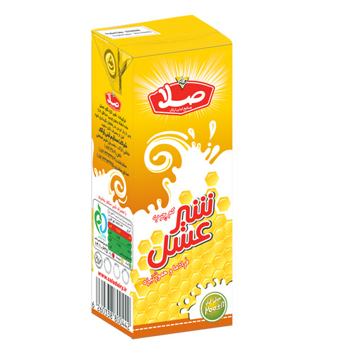 شیر عسل چهار گوش ۲۰۰ سی سی چهار