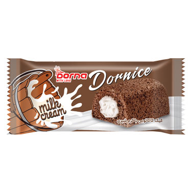 کیک درنایس کاکائویی با کرم شیری