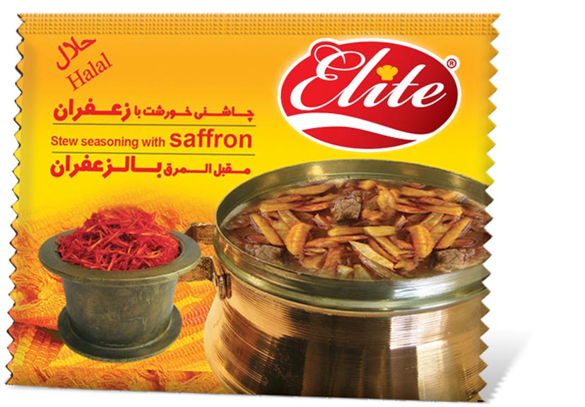 چاشنی خورشت با زعفران