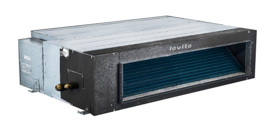 Duct split channel with medium static pressure