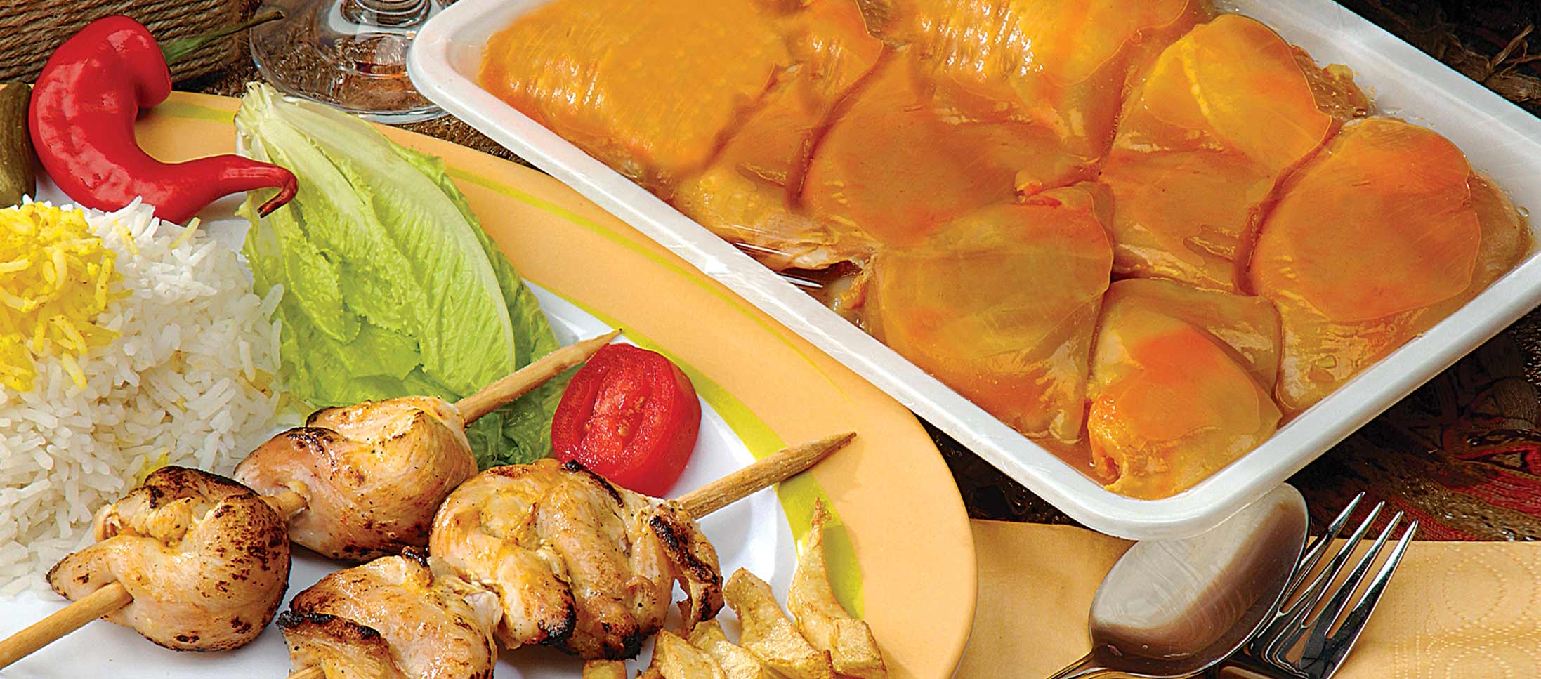 جوجه کباب ران و سینه