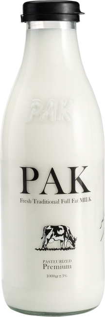 شیر پرچرب شیشه ای