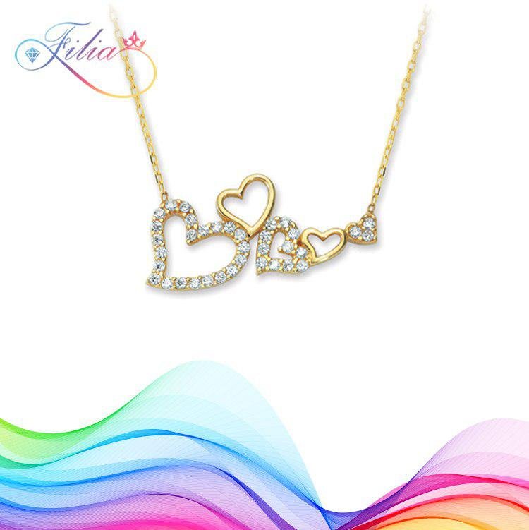 گردنبند طلا 18k-750