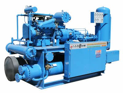 Gas burner chiller