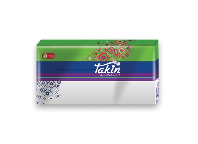 دستمال کاغذی 400 برگ نایلونی