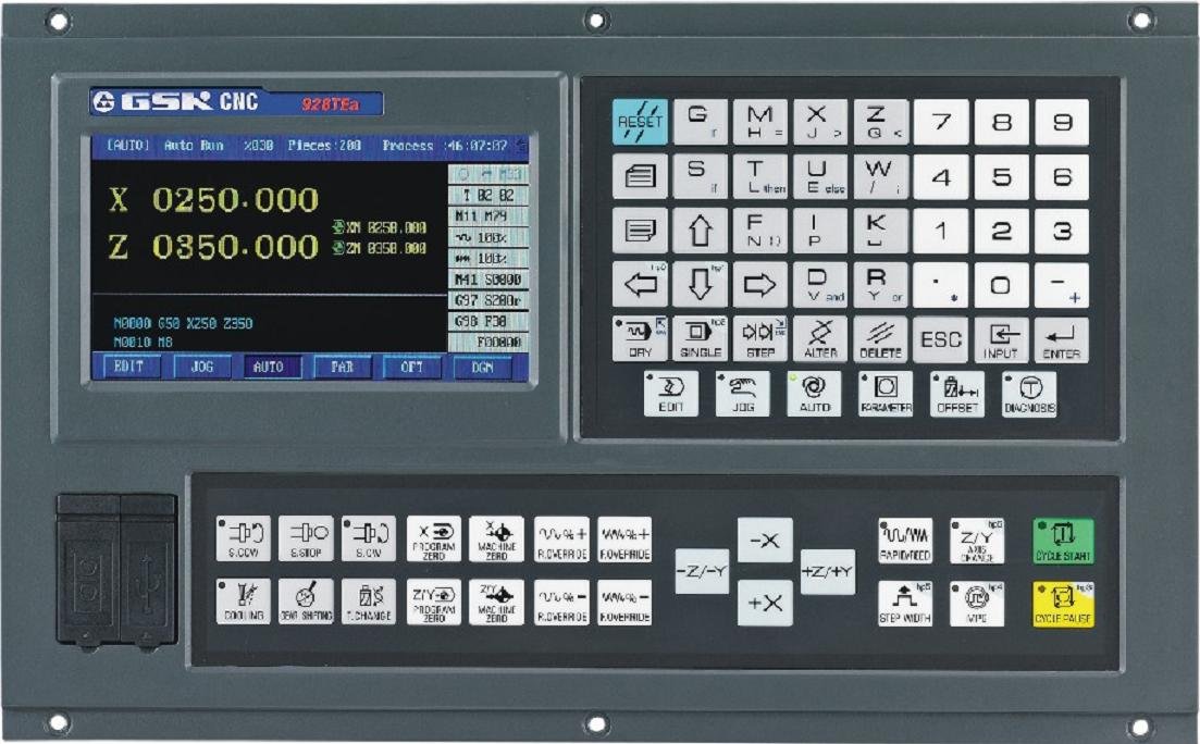 CNC lathe control system