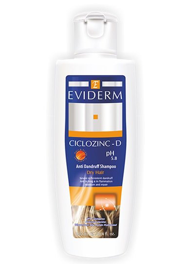 Cyclozinc D anti-dandruff shampoo for dry hair