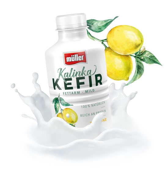 Kalinka Kefir Mild Lemon 100 g