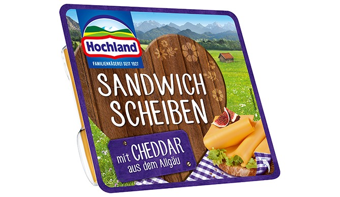 Hochland sandwich slices with cheddar 150g