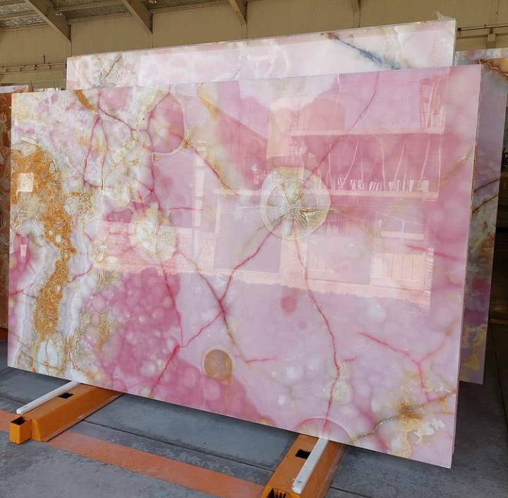 سنگ اونیکس صورتی