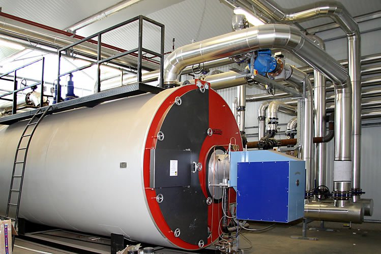 Greenhouse heating boiler