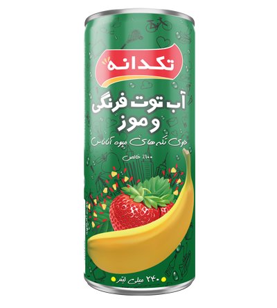 آب توت فرنگی موز