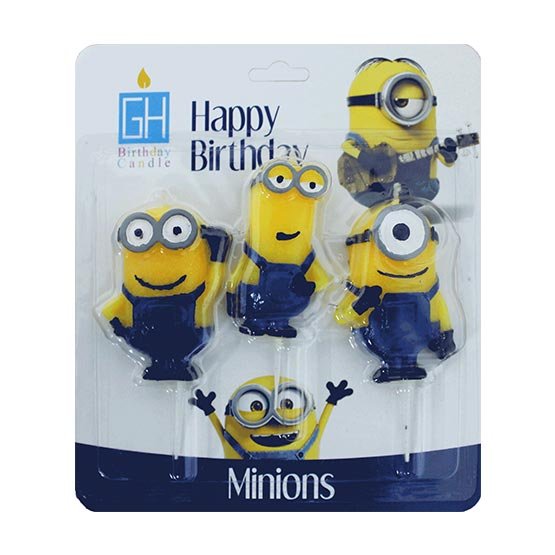 شمع مینیون ۳تایی (باکس ۱۵تایی)