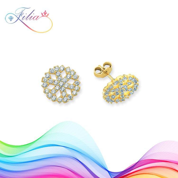 گوشواره طلا 18k-750