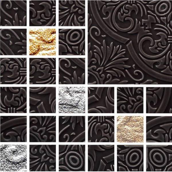 Black Galaxy mosaic tile