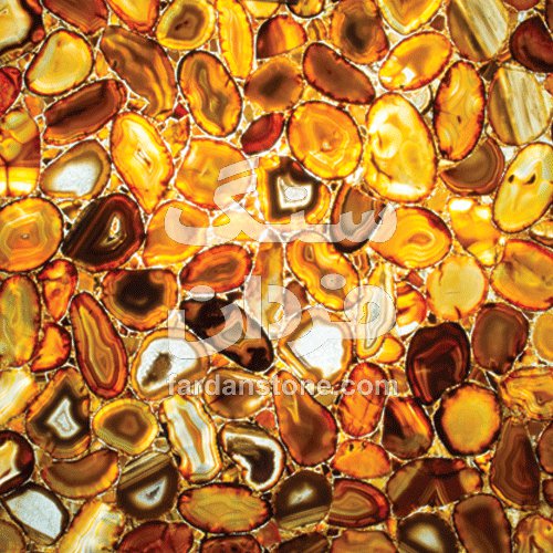 سنگ آگات طلایی