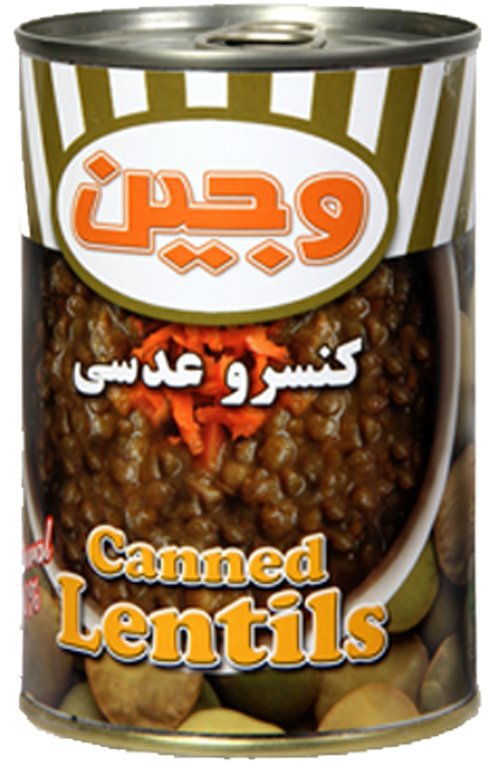 کنسرو عدسی 420 گرمی