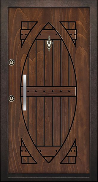 درب ضد سرقت نیم برجسته SN212