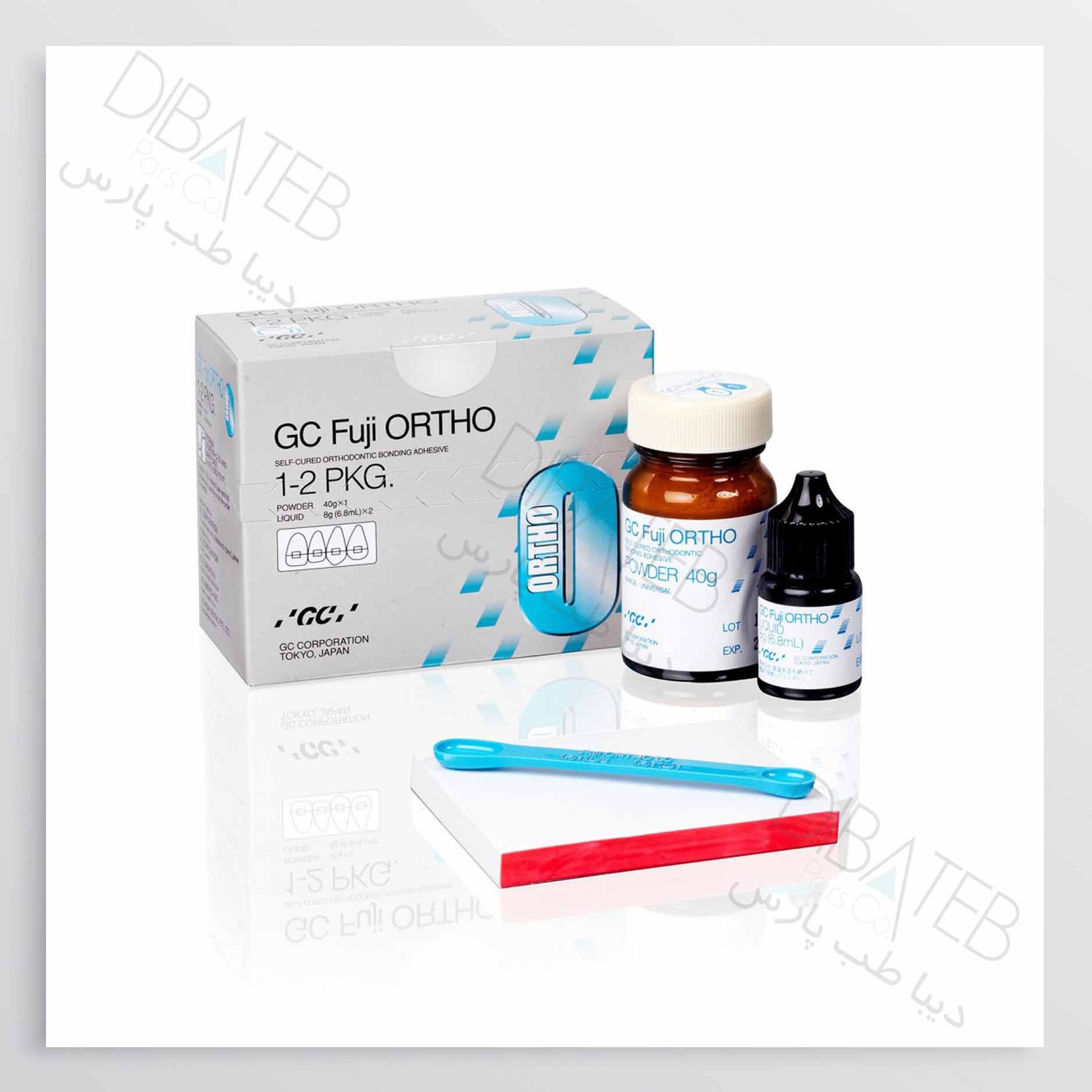 Glass-modified ionomer with resin for cementing orthodontic brackets