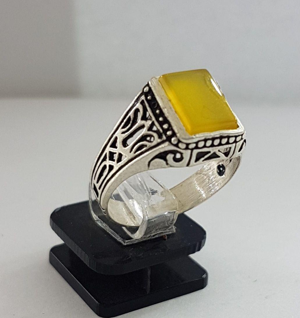 انگشتر مردانه نقره شرف الشمس 97