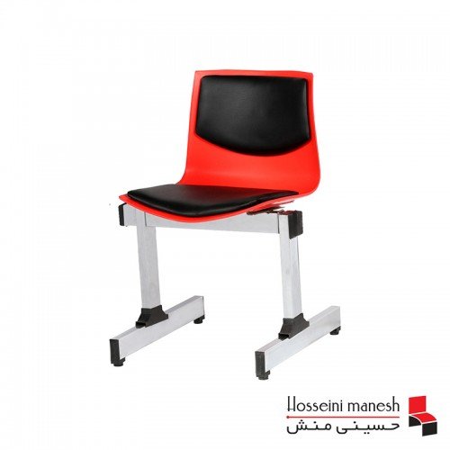 صندلی پروفیلی یک نفره انتظار صدف با روکش چرم