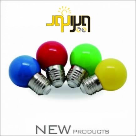 Decorative colored LED bulbs
