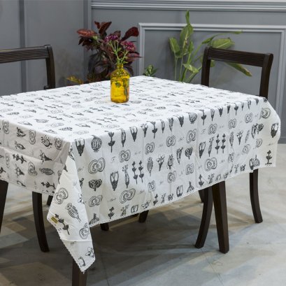 رومیزی پارچه ای 4نفره ایکیا طوسی