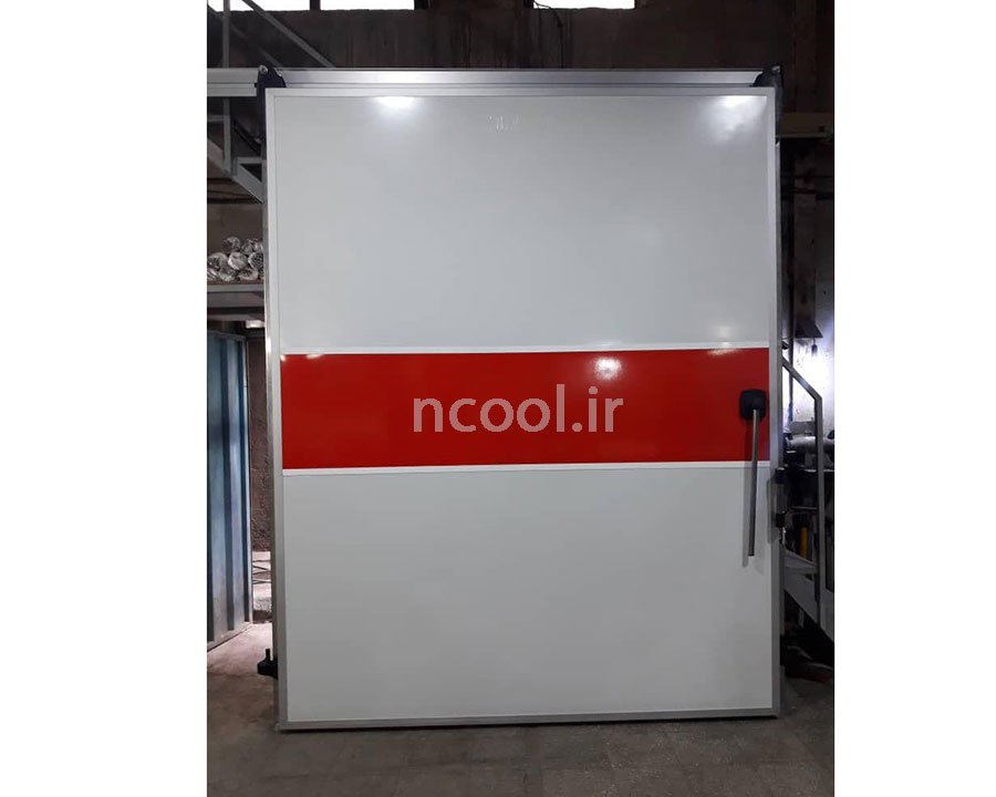 درب ریلی سردخانه بصورت سفارشی