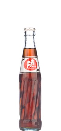 Cola flavored glass beverages
