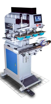 Four color pad printing machine