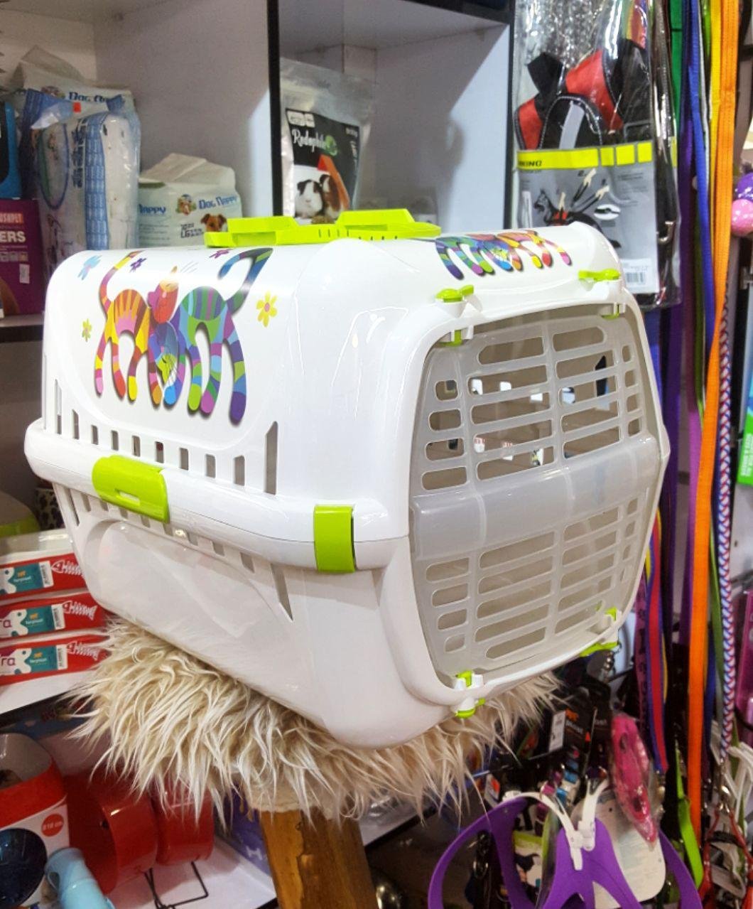 باکس حمل طرح دار مخصوص گربه