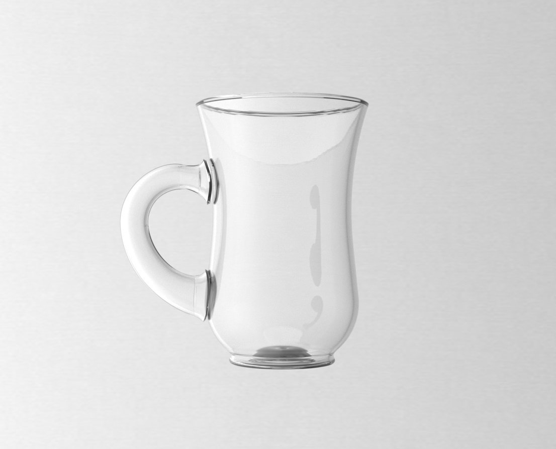 نیم لیوان دسته دار پونه