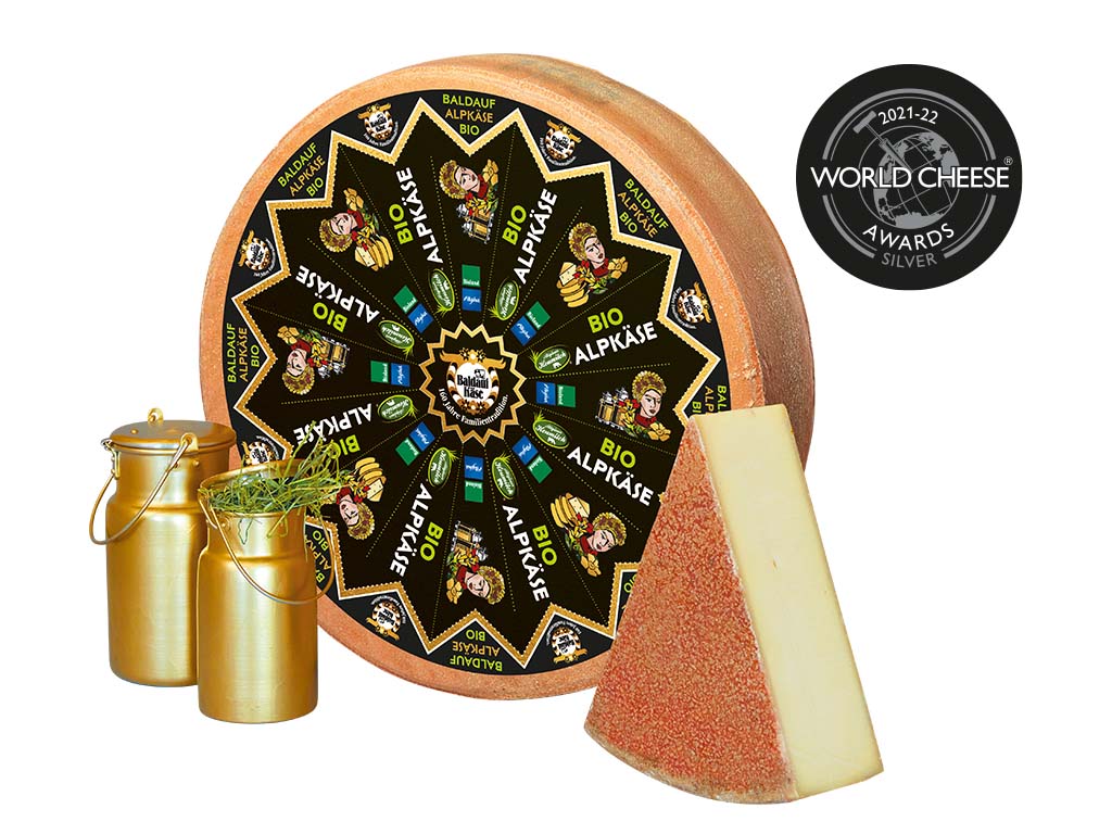Baldauf organic alpine cheese made from raw milk