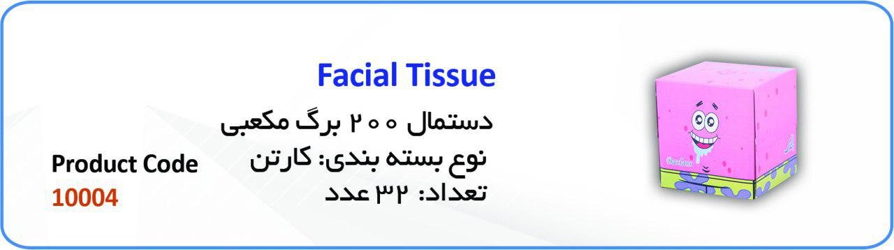 دستمال 200 برگی مکعبی