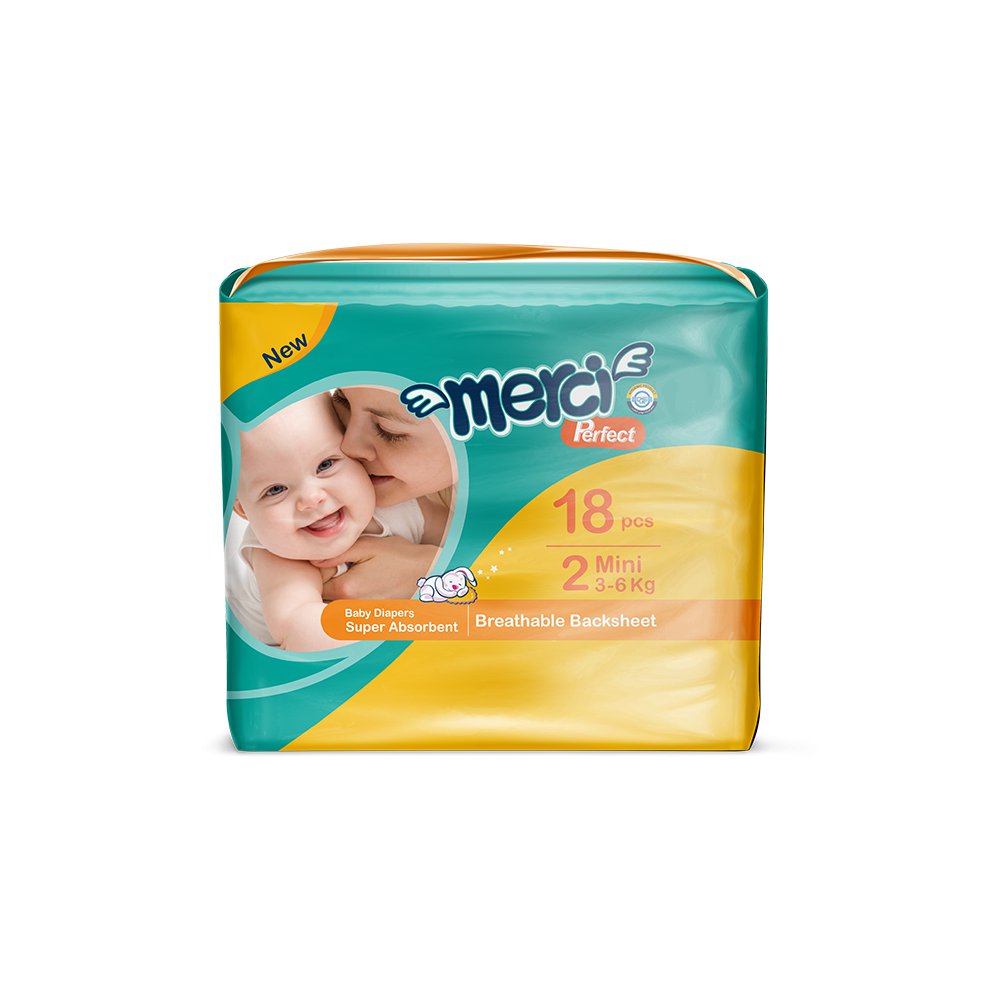 پوشک 18 عددی (کوچک)مرسی