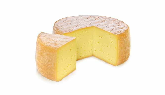 Hay milk semi-hard cheese