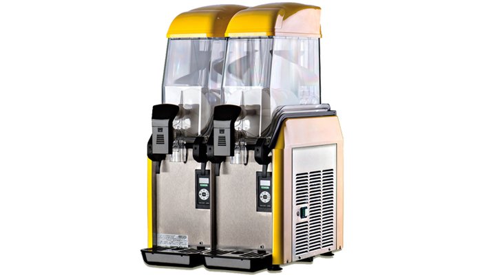 دستگاه یخ در بهشت FIRST CLASS دو تایی 2*12 لیتری با قابلیت تهیه انواع کوکتل و گرانیتا و اسموتی