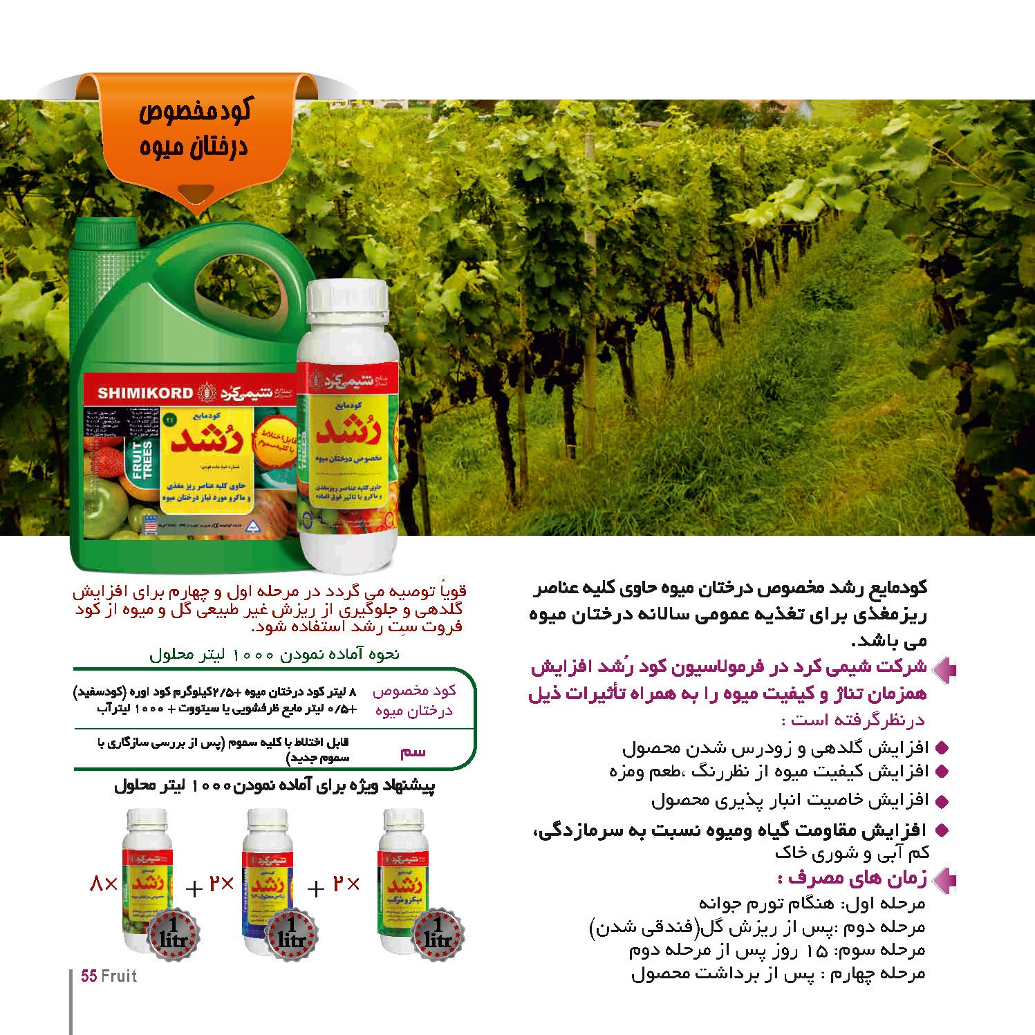 Perfect fertilizer for fruit trees