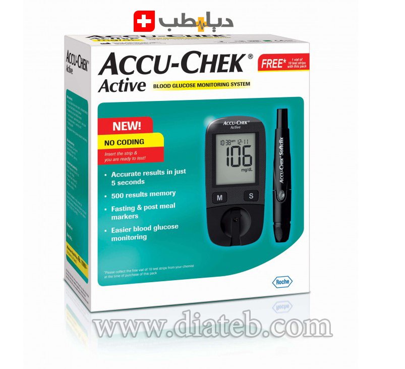 دستگاه تست قند خون اکیوچک اکتیو (ACCU-CHEK Active)