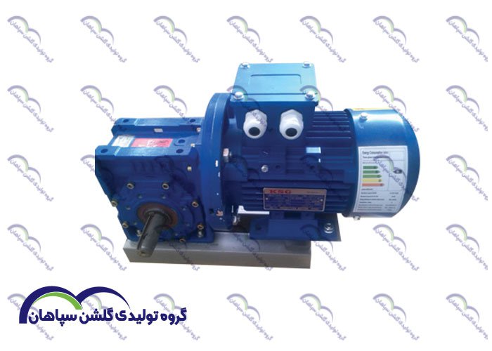 الكتروموتور گيربكس فلنچ دار برقي پنجره سقف