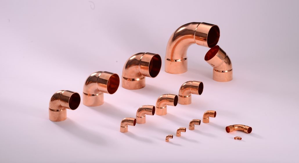 زانوی 90 درجه مسی