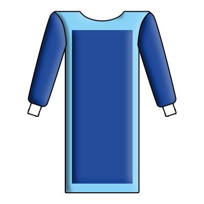 3-layer laminar sleeve and chest surgeon - ATN5530 / B-A